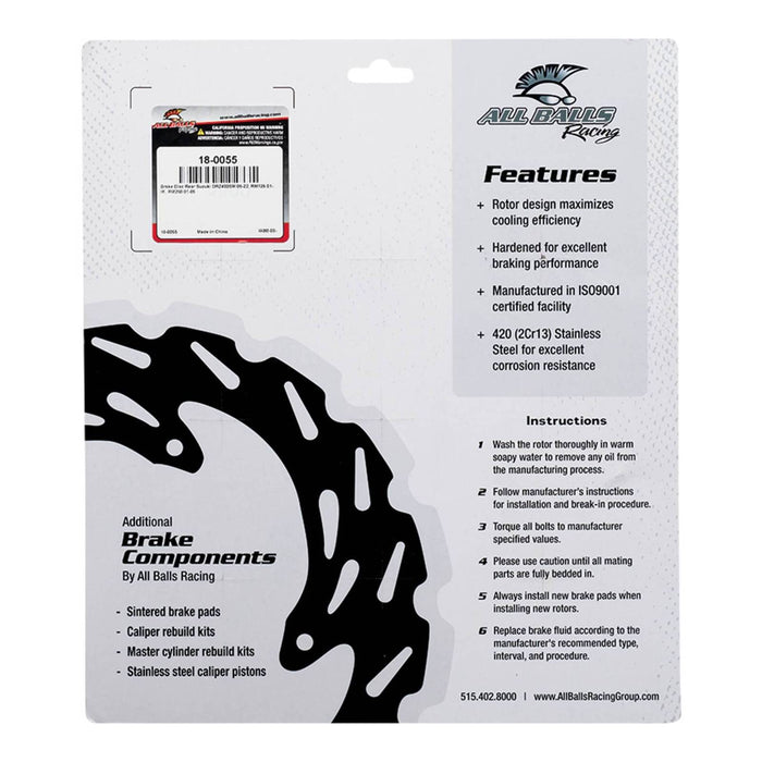 Brake Disc Rear 18-0055