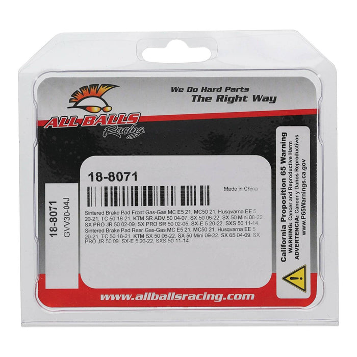 Sintered Brake Pad Set 18-8071