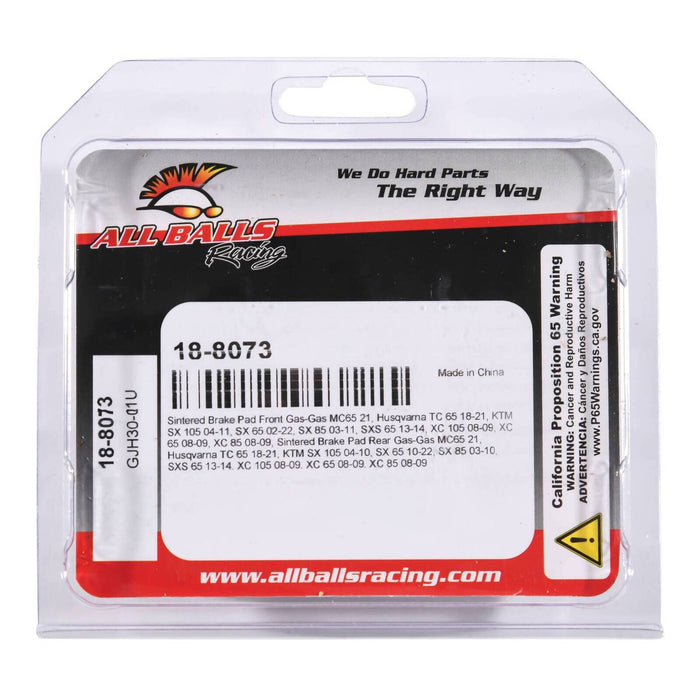 Sintered Brake Pad Front 18-8073