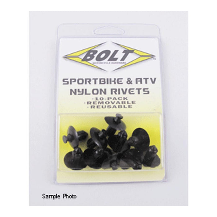 BOLT M7 NYLON PUSH/PRY RIVETS - 2005-7RIV (Pkt of 10)