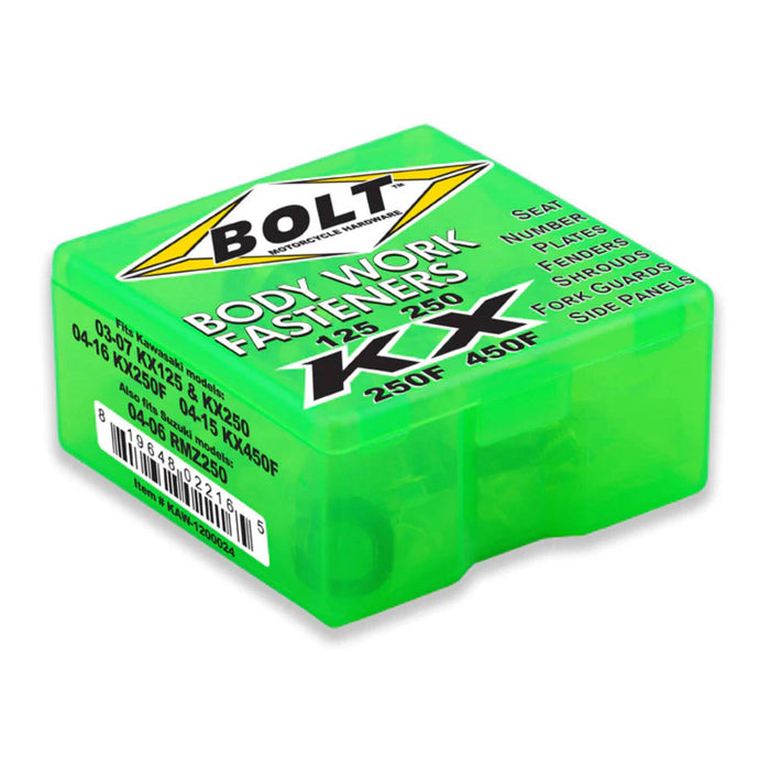 BOLT PLASTICS FASTENER KIT KAW KX450F 19- KX250F 21-