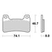 Brembo Prime Sinter Front Brake Pads 07HO50SA