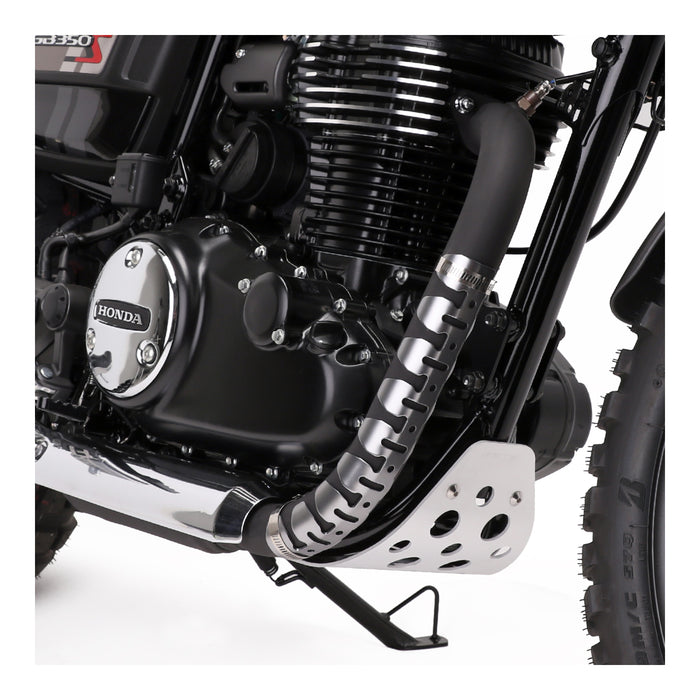 DRC Universal 4-Stroke Exhaust Pipe Guard - Titanium Color