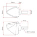 DRC 601 LED FLASHER 12V ORANGE 2PCS