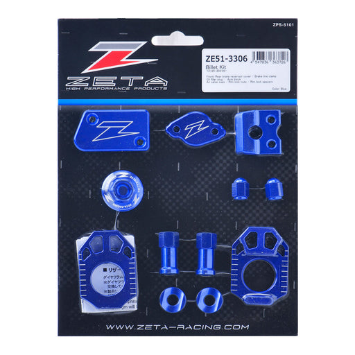 Zeta Billet Kit - Yamaha YZ125 / YZ250 (2009+) - Blue