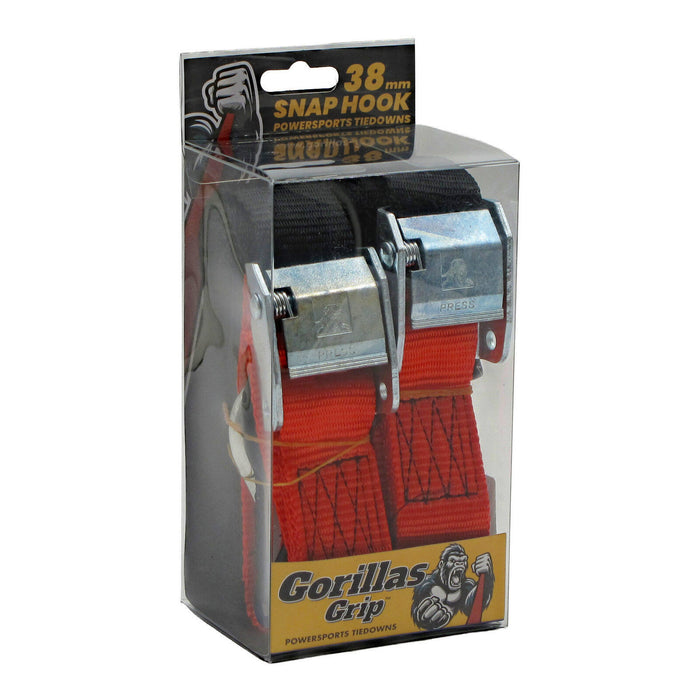 Gorillas Grip Tie Down 38mm S / HK Black / Red Loop