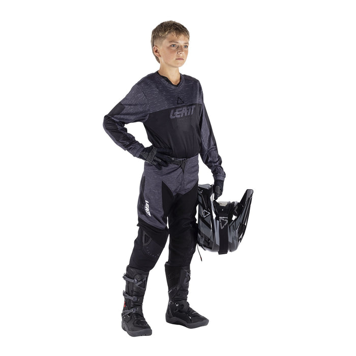 Leatt 2026 3.5 Junior Ride Kit - Stealth Black / Grey
