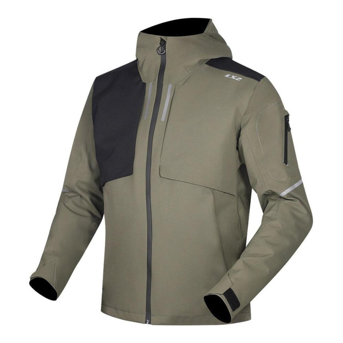 LS2 Axel Mens Jacket - Green/Black (L)