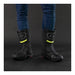 LS2 Goby Men's Waterproof Boots - Black / Hi-Vis Yellow