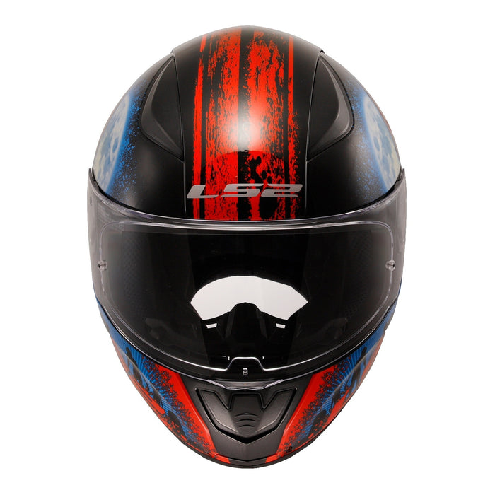 LS2 FF353 Rapid II Zombie - Matte Black / Red / White