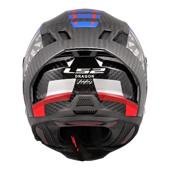 LS2 FF807 Dragon Trax - Blue / Red / Carbon 06