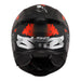 LS2 FF808 Stream II Angry Monkey Helmets - Matte Black / Red 06