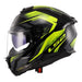 LS2 FF808 Stream II Fury - Black / Hi-Vis Yellow 06