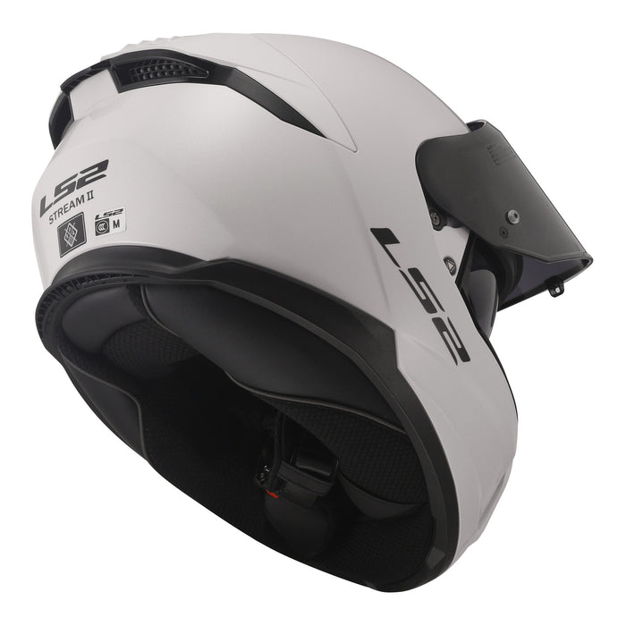 LS2 FF808 Stream II Helmets - White 06