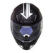 LS2 FF811 Vector II Splitter Helmets - Gloss Black / White 06