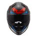LS2 FF811 Vector II Carbon Savage Helmets - White / Blue / Red