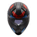 LS2 FF811 Vector II Carbon Savage Helmets - White / Blue / Red