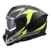 LS2 FF818 Storm III Dynamo Helmet - Black / Hi-Vis Yellow