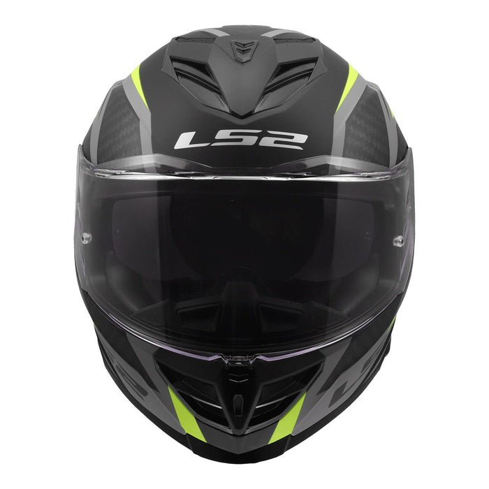 LS2 FF818 Storm III Dynamo Helmet - Black / Hi-Vis Yellow