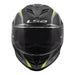 LS2 FF818 Storm III Dynamo Helmet - Black / Hi-Vis Yellow