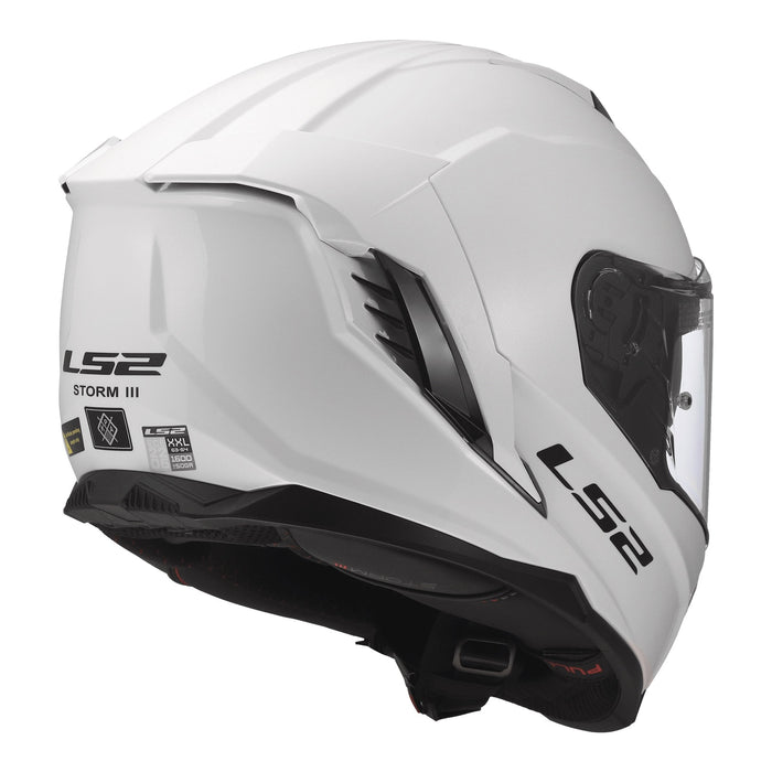 LS2 FF818 Storm III Helmet - Gloss White