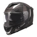 LS2 FF818 Storm III Sporty Helmet - Black / Grey
