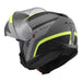 LS2 FF908 Strobe II Monza Flip Front Helmets - Matte Black / Hi-Vis Yellow 06