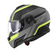 LS2 FF908 Strobe II Monza Flip Front Helmets - Matte Black / Hi-Vis Yellow 06