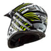 LS2 MX437 Fast Evo Verve Helmet - Black / White
