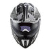 LS2 MX701 Explorer Alter Helmet HPFC - Matte Black / White 06