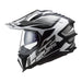 LS2 MX701 Explorer Alter Helmet - Matte Black / White (XS)