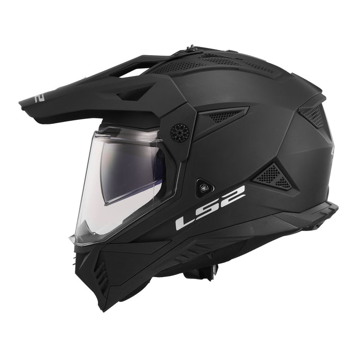 LS2 MX702 Pioneer II Helmets - Matte Black 06