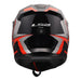 LS2 MX706 COZ Frontier II Helmet - Red / Black / Titanium 06