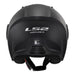 LS2 OF616 Airflow II Helmets - Matte Black 06
