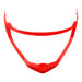 LS2 MX437 Fast Evo Visor Rubber - Red (XL-3XL)