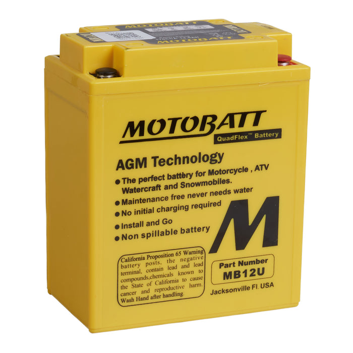 Motobatt Battery Quadflex AGM - MB12U
