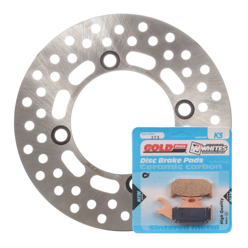 Brake Disc & Pad Front Kit - Suzuki LTA500XP, LTA750XP - Left