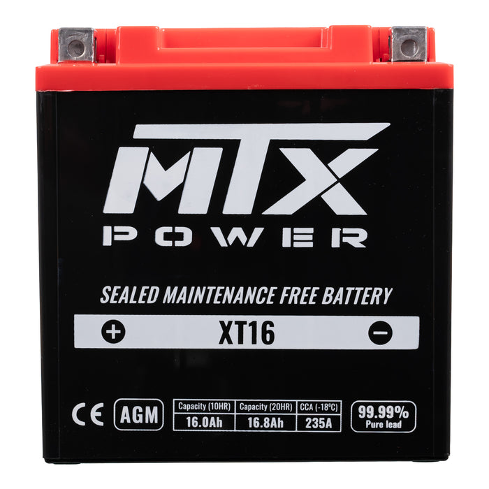 MTX POWER XT16 12V AGM BATTERY *4