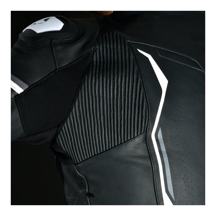 Oxford Nexus 1.0 Leather Men's Jacket - Stealth Black