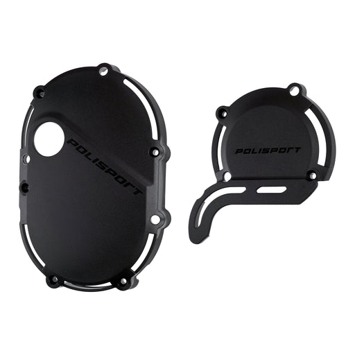 Polisport Engine Covers Kit - Stark Varg - Black