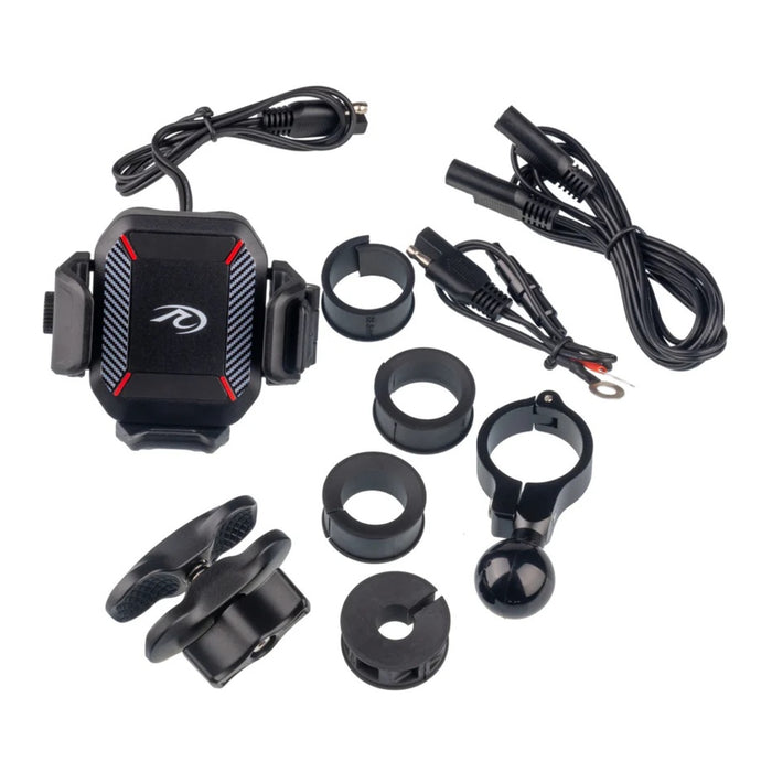 Rocky Creek Motoplug Phone Holder & Charger - Wireless & USB-C