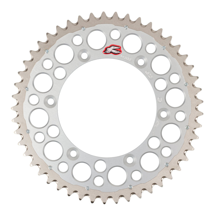 Renthal Sprocket Twinring Silver 49T Bi-Metal Grooved