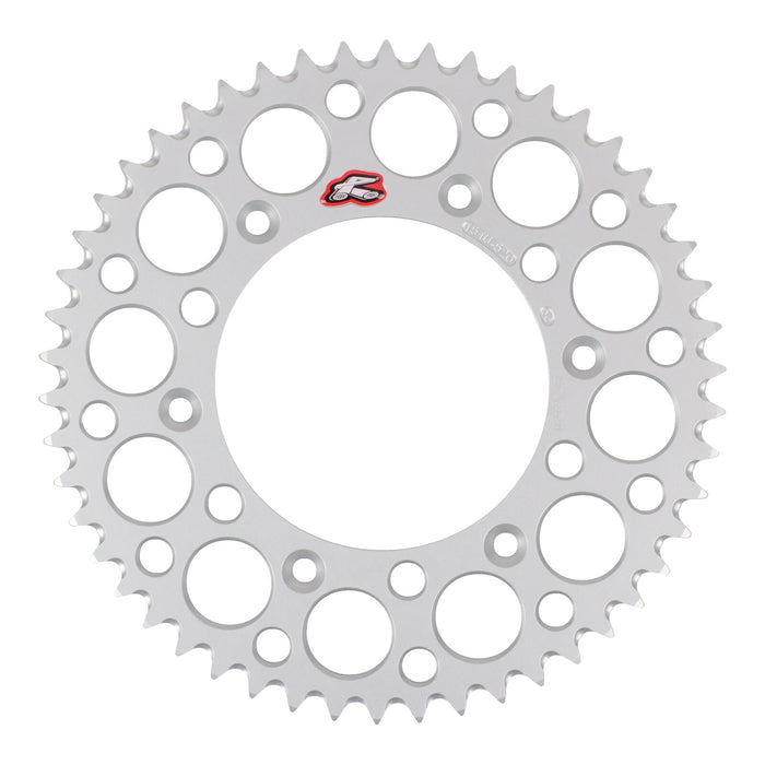 Renthal Sprocket Rear Silver 50T Alloy 7075 T6 Grooved Honda