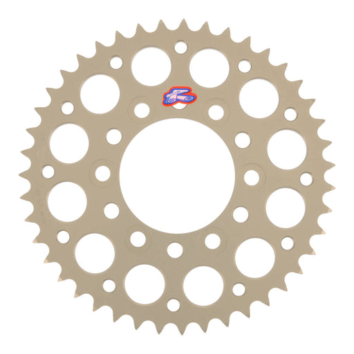 Renthal Sprocket Rear Silver 43T Alloy 7075 T6 Grooved Kawasaki
