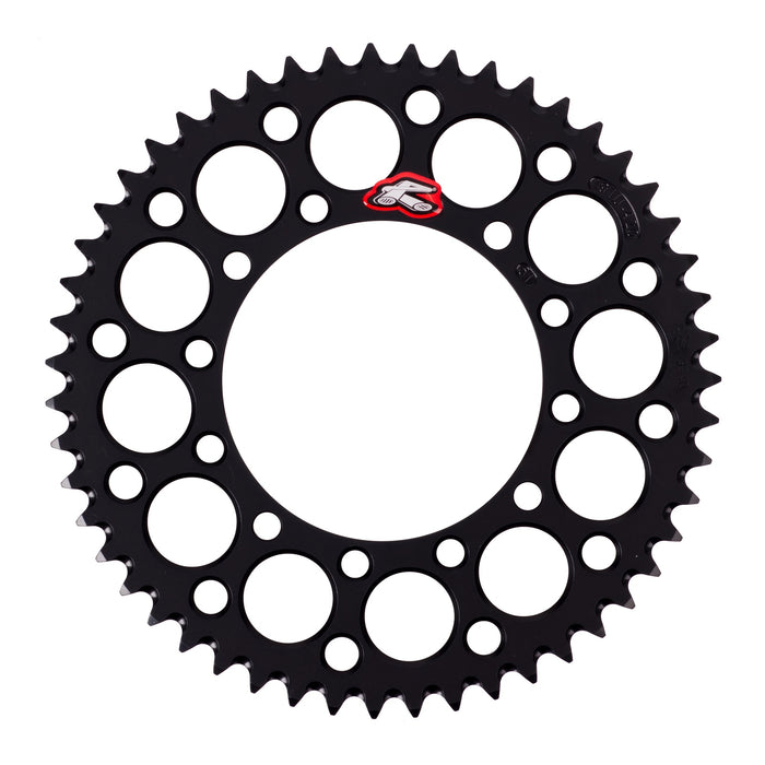 Renthal Sprocket Rear Black 51T Alloy 7075 T6 Grooved