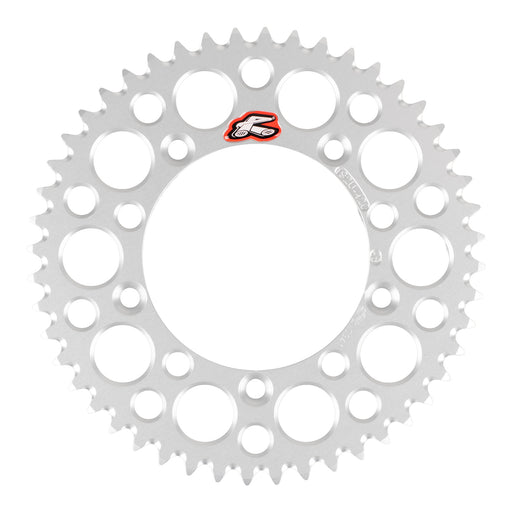 Renthal Rear Sprocket 48T Alloy 7075-T6 Grooved - Silver (KTM, Husqvarna)