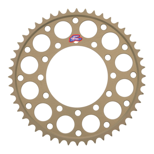 Renthal Sprocket Rear Silver 48T Alloy 7075 T6 Grooved Kawasaki