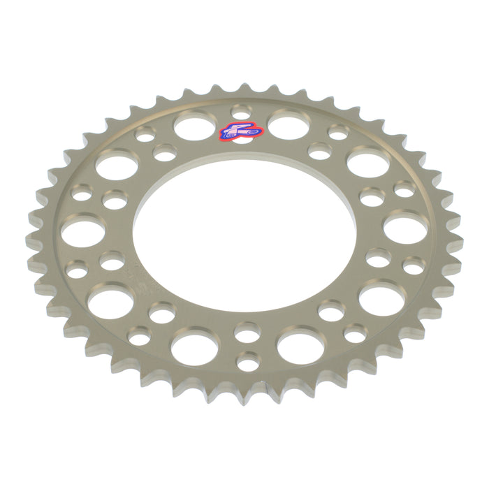 Renthal Rear Sprocket T6 Grooved 7075 Alloy - Silver [Honda]