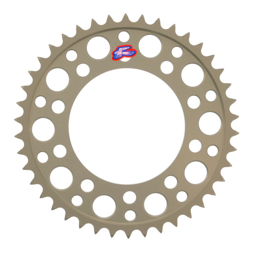 Renthal Rear Sprocket T6 Grooved 7075 Alloy - Silver [Honda]