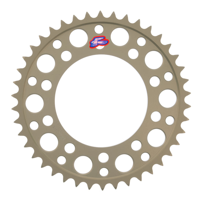 Renthal Rear Sprocket T6 Grooved 7075 Alloy - Silver [Honda]